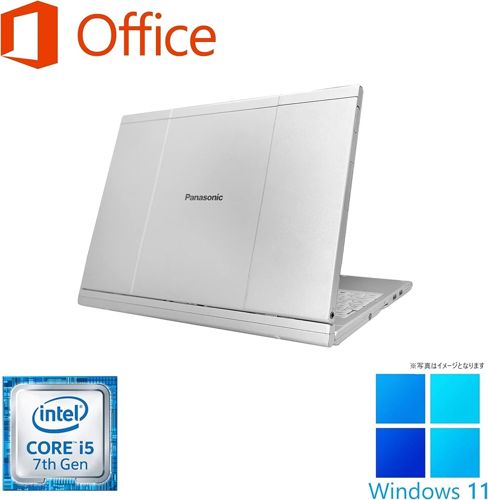 Panasonic 2in1ノートPC CF-XZ/12型2K液晶(2160×1440)/タッチパネル/Win 11 Pro/MS Office  2019 H&B/Core i5-7300U/WEBカメラ/WIFI/Bluetooth/HDMI/8GB/256GB SSD (整備済み品)